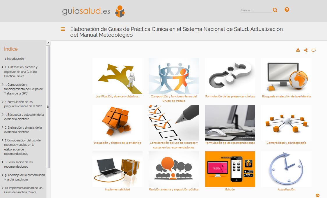 Investigadores del CIBERESP participan en la actualización del Manual Metodológico de Elaboración de Guías de Práctica Clínica del SNS