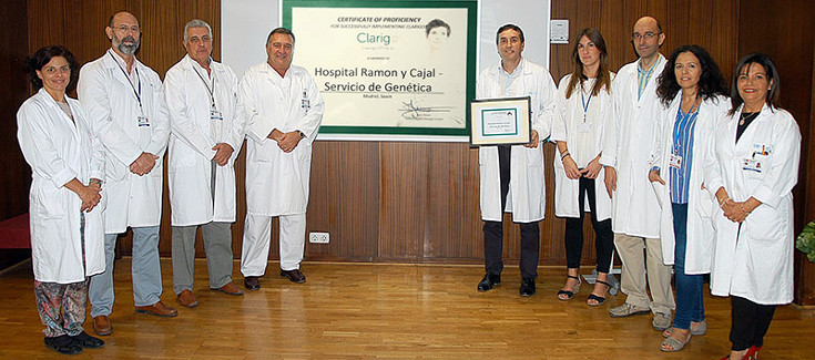 La U728 CIBERER en el Hospital Ramón y Cajal, certificada para el test prenatal no invasivo de las principales trisomías a nivel europeo